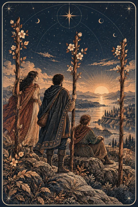Three of Wands