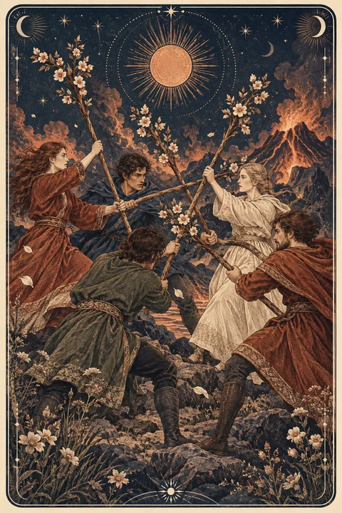 Five of Wands