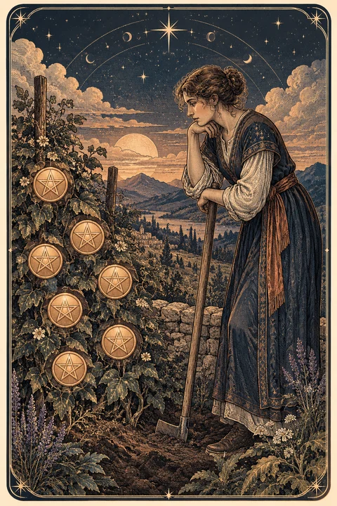 Seven of Pentacles