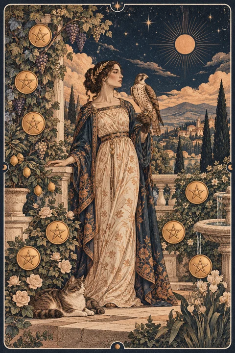 Nine of Pentacles